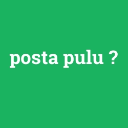posta pulu