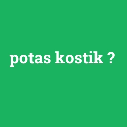 potas kostik
