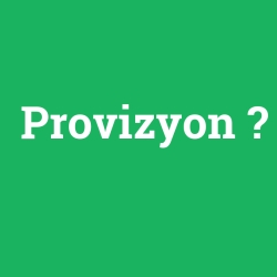 Provizyon