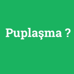 Puplaşma