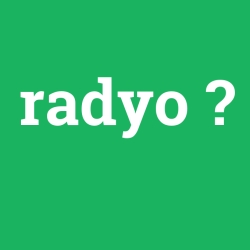 radyo foto galeri