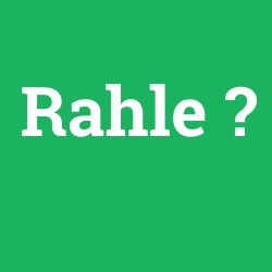Rahle