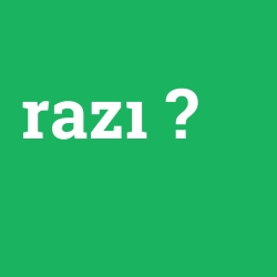 razı