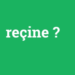 reçine
