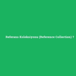 Referans Koleksiyonu (Reference Collection) foto galeri