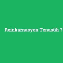 Reinkarnasyon Tenasüh