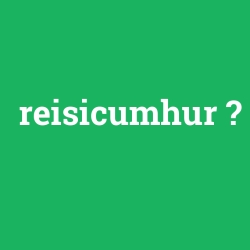 reisicumhur
