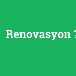 Renovasyon