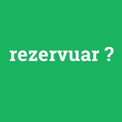 rezervuar
