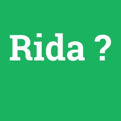 Rida