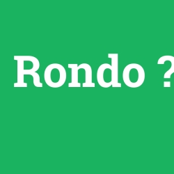 Rondo foto galeri