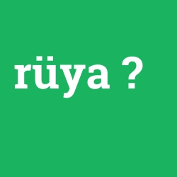 rüya