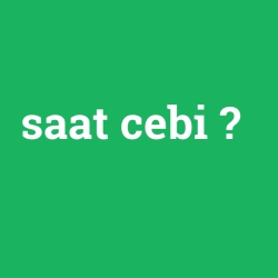 saat cebi