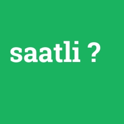 saatli