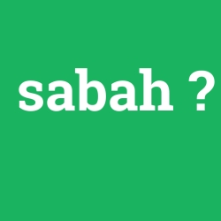 sabah foto galeri