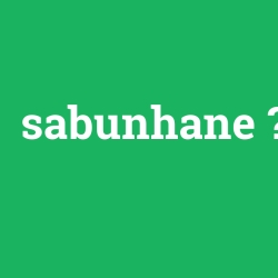 sabunhane