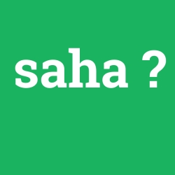 saha foto galeri