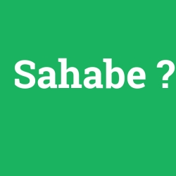 Sahabe