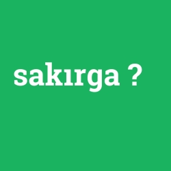 sakırga