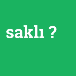 saklı