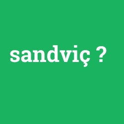 sandviç foto galeri