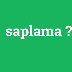 saplama