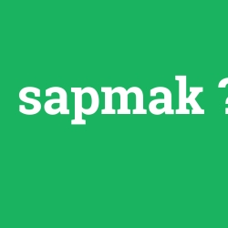 sapmak
