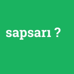 sapsarı