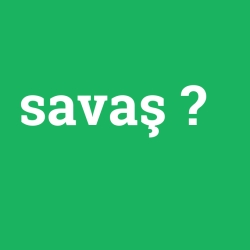 savaş
