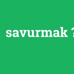 savurmak