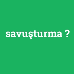 savuşturma
