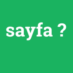 sayfa