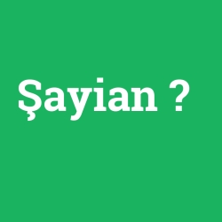 Şayian