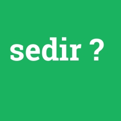 sedir foto galeri