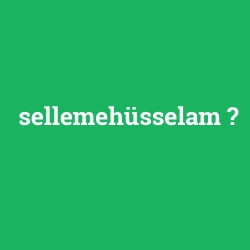 sellemehüsselam