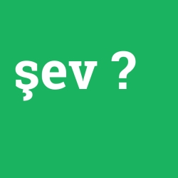 şev