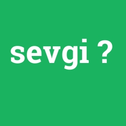 sevgi