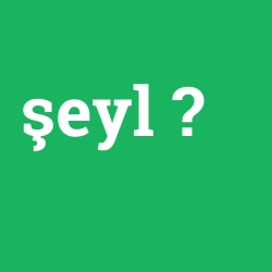 şeyl