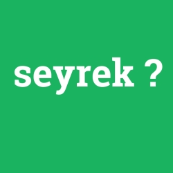 seyrek