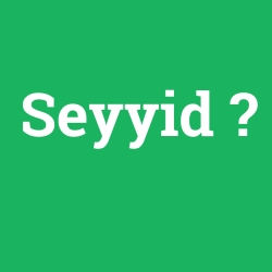 Seyyid