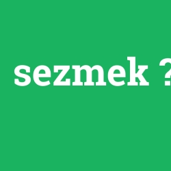 sezmek