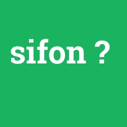 sifon