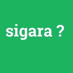 sigara