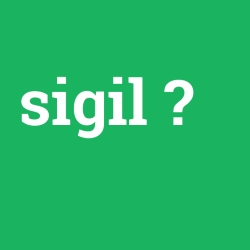 siğil