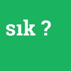 sık