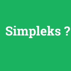 Simpleks