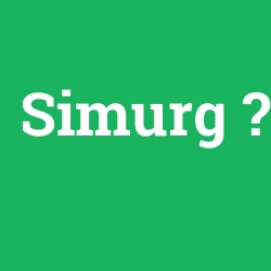 Simurg foto galeri
