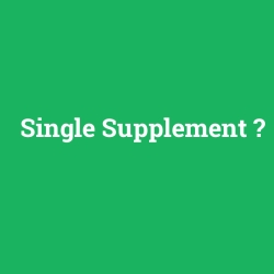 Single Supplement