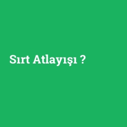 Sırt Atlayışı