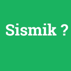 Sismik